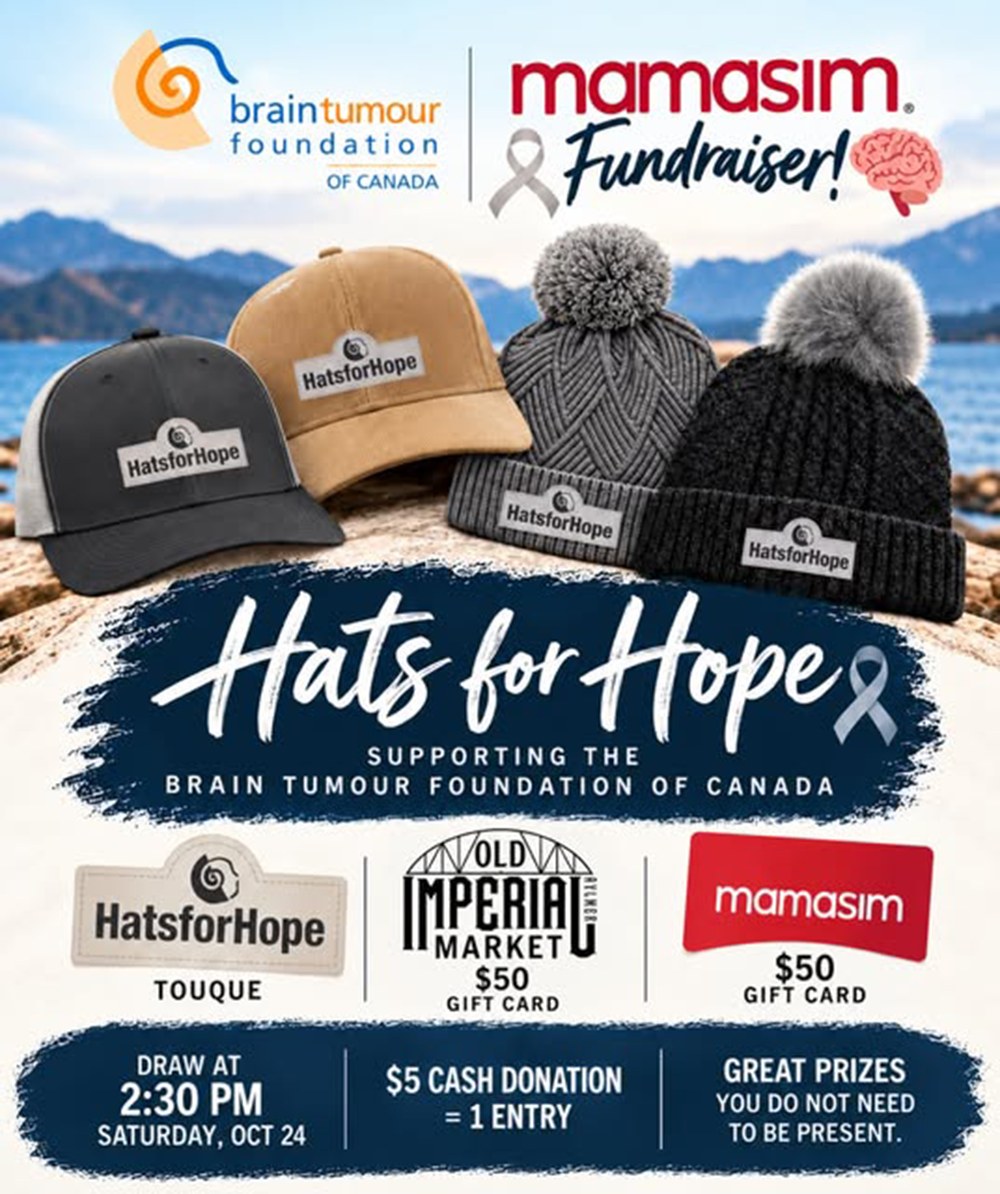 Hats for Hope fundraiser flyer