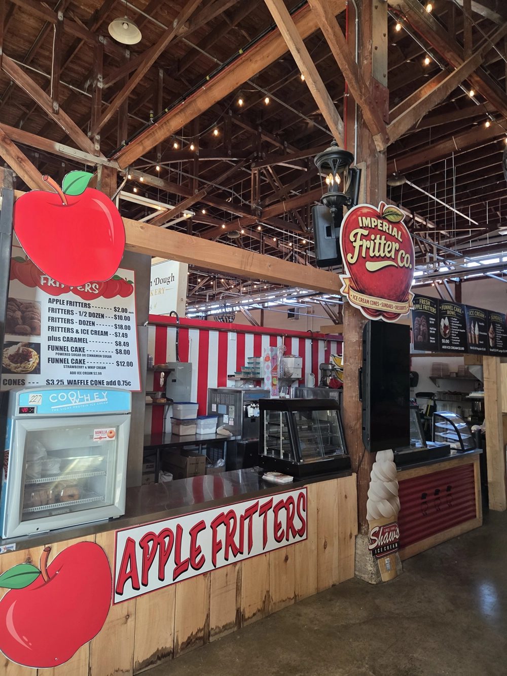 The Imperial Fritter Co. booth