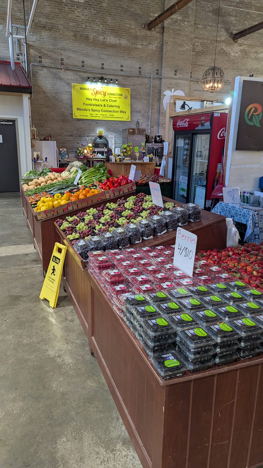 Fresh produce at the market