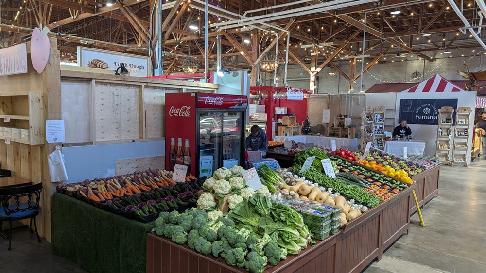 Fresh vegetables at the stand