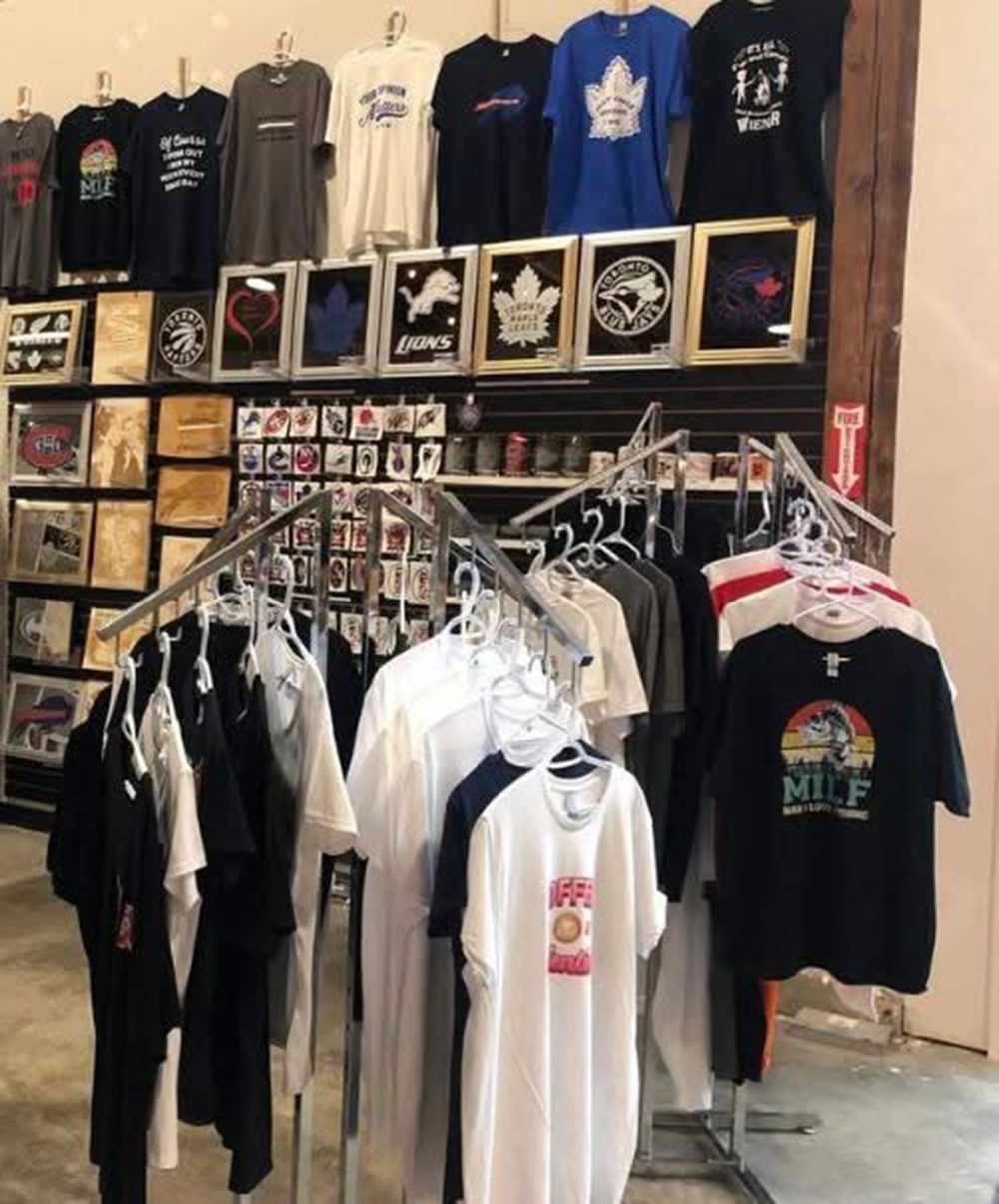 Custom T-shirts at the U-Do Designs booth