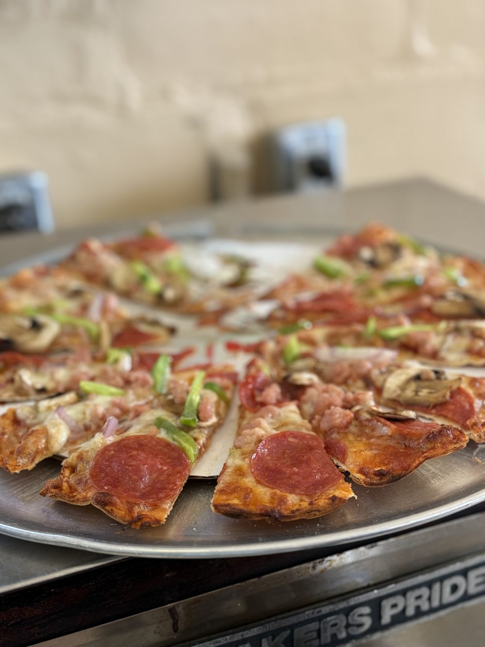 A ready-to-bake pepperoni pizza